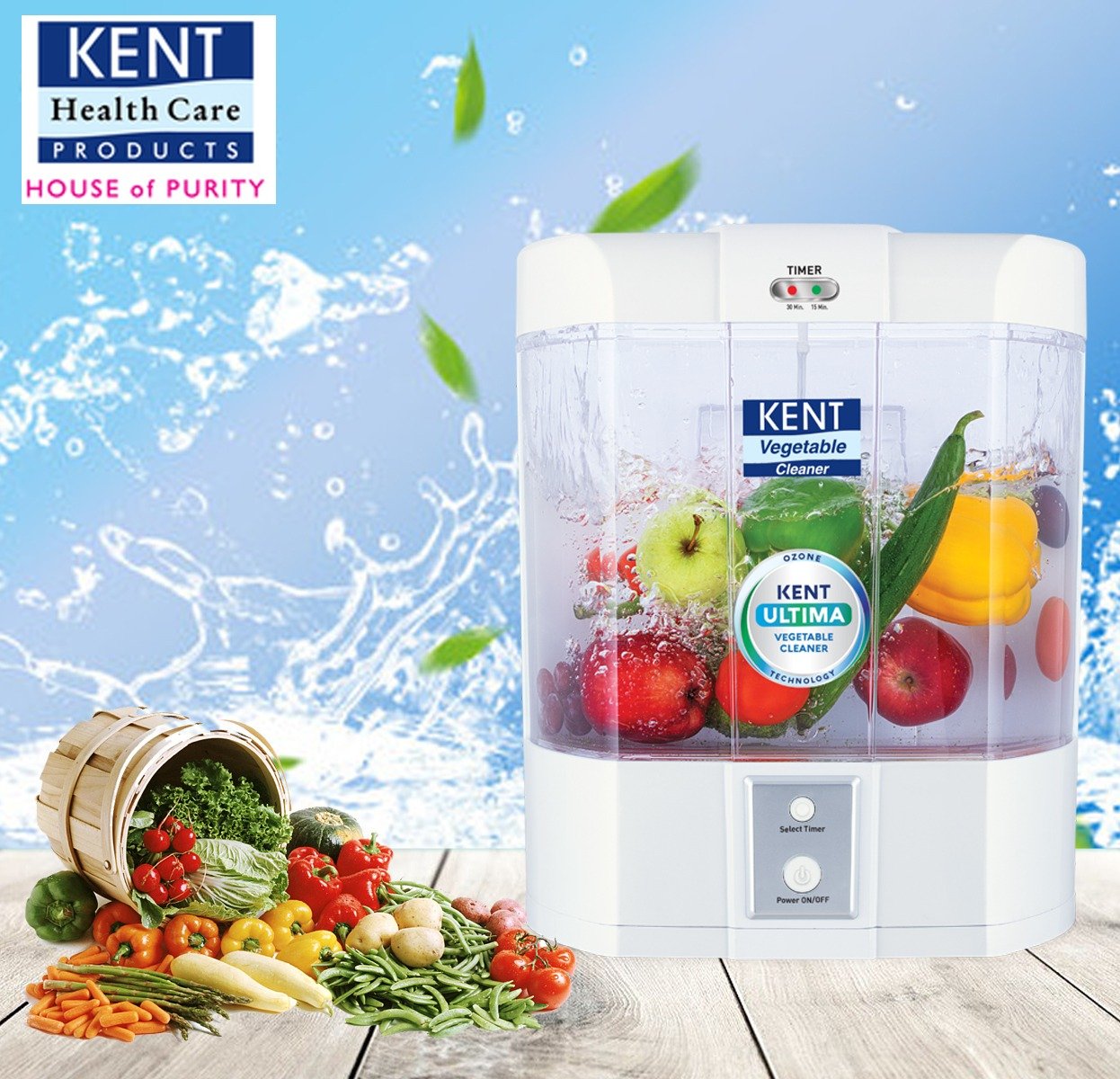 Kent Launches Ultima Vegetable Cleaner to ensure safe & Hygienic Consumption of Fruit, meat & vegetables