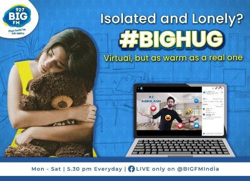 BIG FM launches a new initiative #BIGHUG, aims to spread smiles and positivity to those affected by Covid