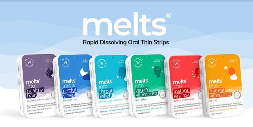 TING conceptualises and executes the branding and packaging activity for the launch of Melts® Oral Thin Strips