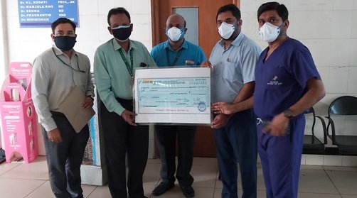 Karur Vysya Bank donates Rs. 20 lakhs under CSR to set up COVID Care centre at Hyderabad