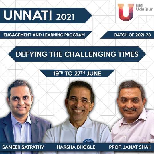 IIM Udaipur commences 09-day long virtual engagement and learning program