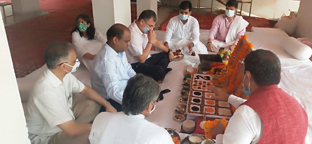 AlphaCorp organises Bhumi Pujan ceremony of ‘Ananta’