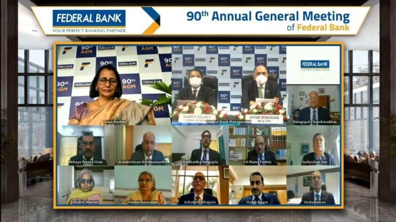 90th Annual General Meeting of Federal Bank Conducted