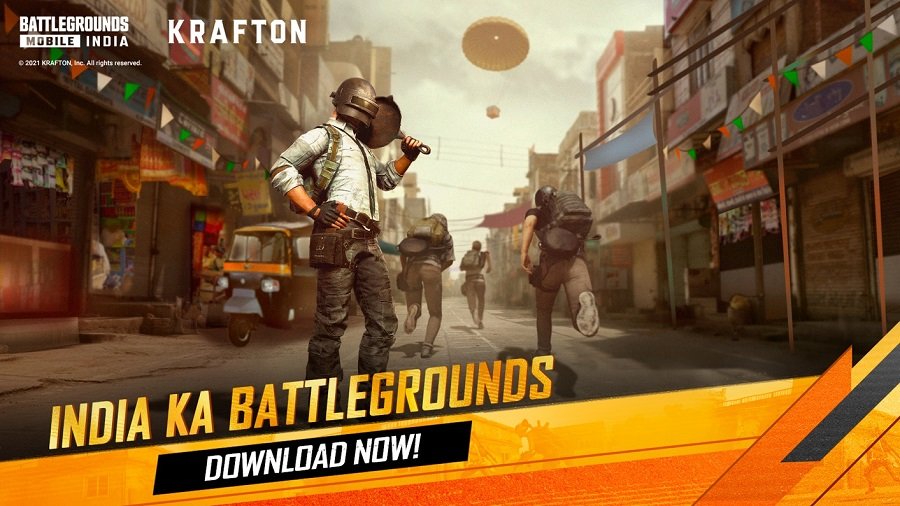 BATTLEGROUNDS MOBILE INDIA created by KRAFTON for Indian gamers drops today!