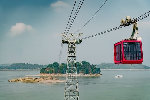 Longest river ropeway project in India completes one year