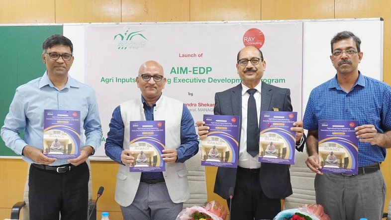 MANAGE and Ray Consulting join hands, signed MoU,  to organise a 3day Residential AIM-EDP, a first of its kind program in the Agri Input Industry with the best faculty from May 11, 2022