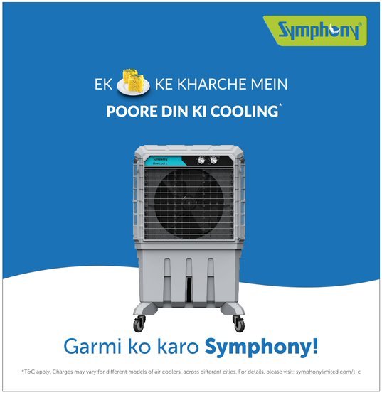 Symphony Limited’s latest campaign draws synergies between favorite Indian snacks and cost of cooling for one day
