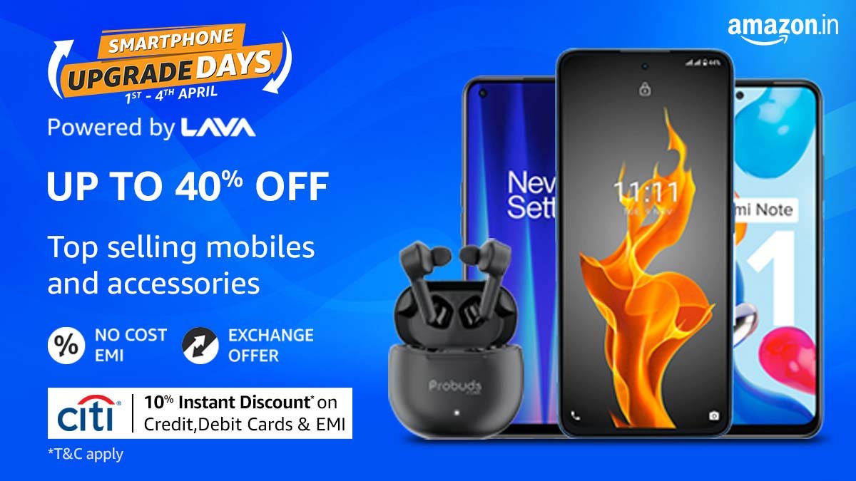 Amazon.in announces Smartphone Upgrade Days powered by Lava