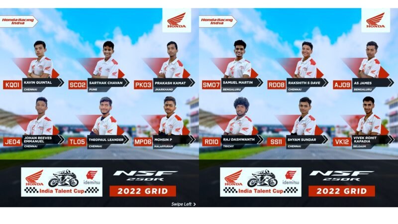 Honda Racing India arrives in Chennai for 2022 INMRC & IDEMITSU Honda India Talent Cup Round 2