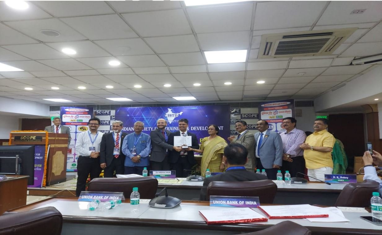 Union Bank of India wins  31stNational Award for Innovative Training Practices 2020-21