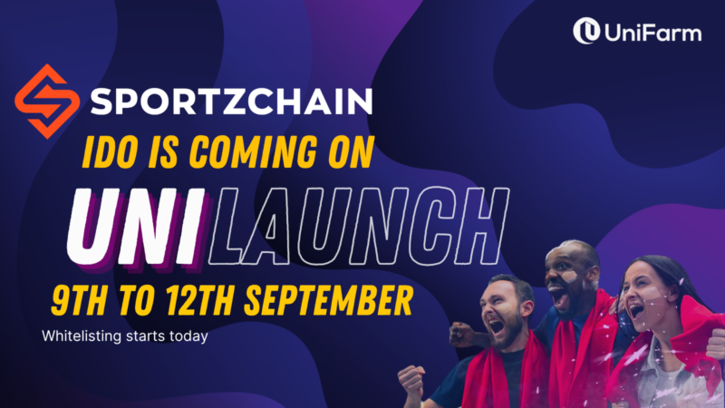 UniFarm is launching its 6th IDO with SportZchain