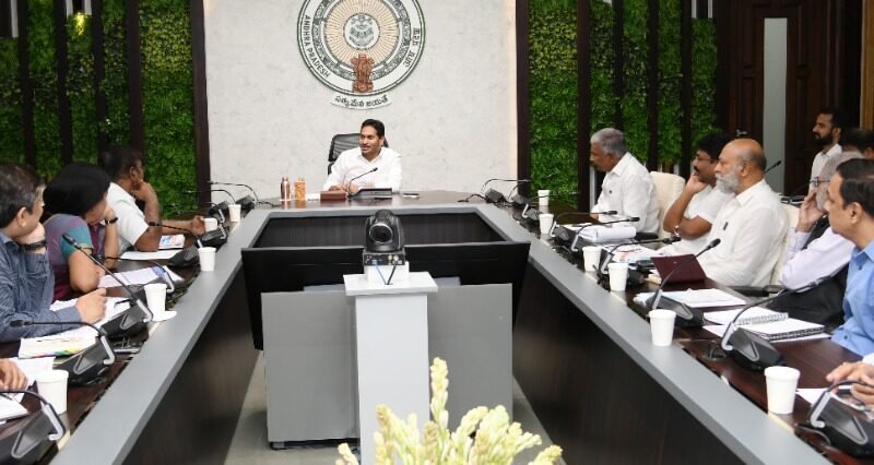 AP CM YS JAGAN MOHAN REDDY REVIEWS THE PROGRESS OF THE RE-SURVEY IN THE STATE