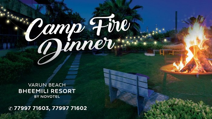 Celebrate the Warmth of Campfire Dinner at The Bheemili Resort