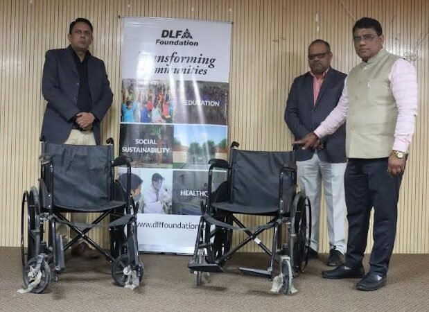 DLF Foundation donates 50 Wheelchairs to Red Cross Society in Faridabad