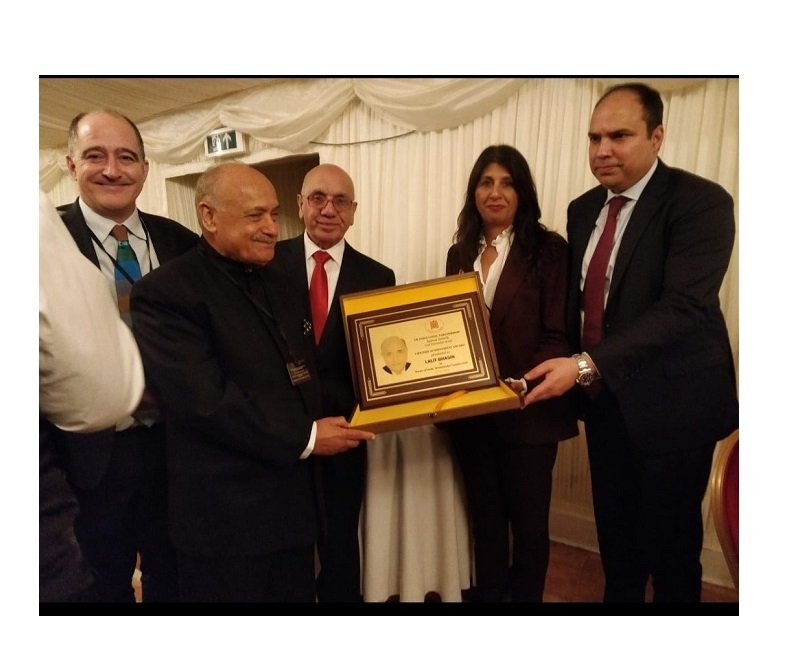 Noted Lawyer, Dr. Lalit Bhasin was honoured with Lifetime Achievement Award at the House of Lords, London