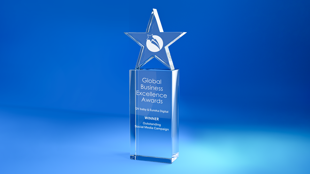 QV Baby & Eureka Digital Win Global Business Excellence Award