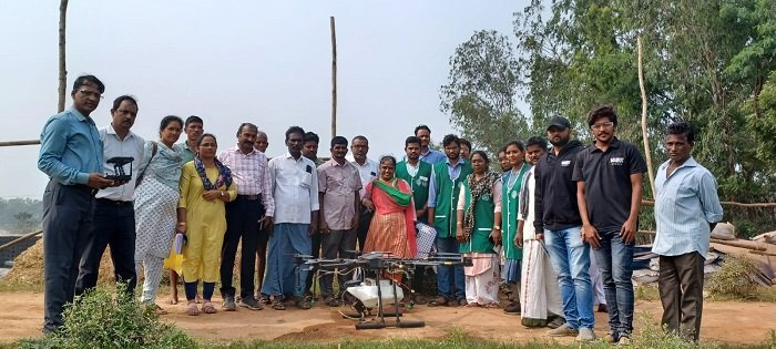 Marut Drones collaborates with the AP District Agricultural department to educate farmers and Rural youth on the importance of Drone Technology in Agriculture