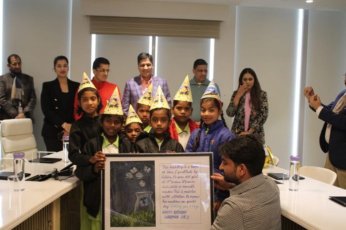 A Mission of planting 21000 trees was initiated in Nuh district on the Birthday of Tauru’s Son Basant Bansal, Chairman of M3M group and Lifetime Trustee of M3M Foundation