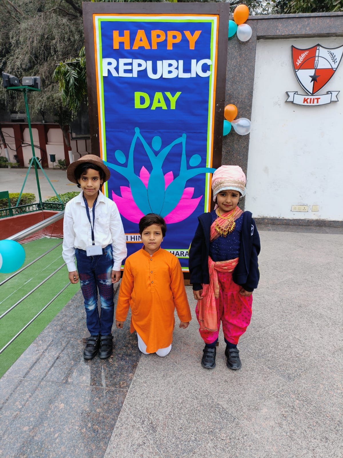 KIIT World School marks 74th Republic Day