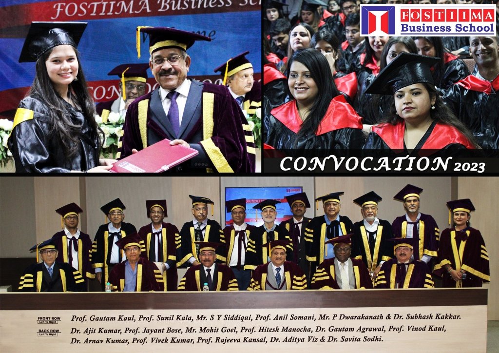 FOSTIIMA Business School holds Convocation Ceremony for 2 batches