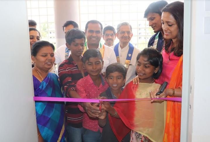 Round Table India, Ladies Circle India and Ivanhoé Cambridge Inaugurate 2 Classrooms At Kattigenahalli Government High School, Bengaluru