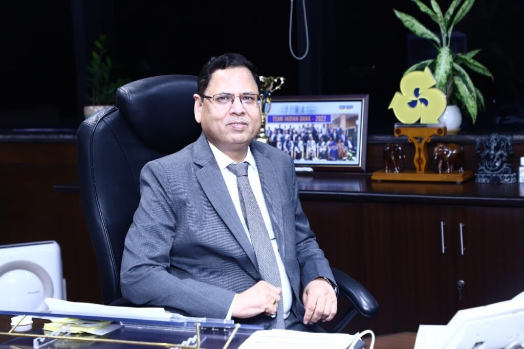 Shri. S L Jain, MD & CEO of Indian Bank