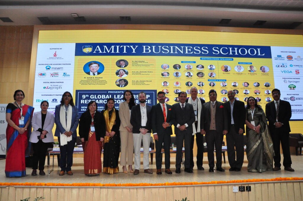 Amity Officials with the esteemed Guests during the Inaugural Session of GLRC-2024 1
