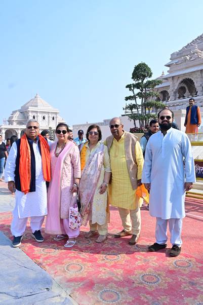 Hinduja Family visit Ram Mandir 2