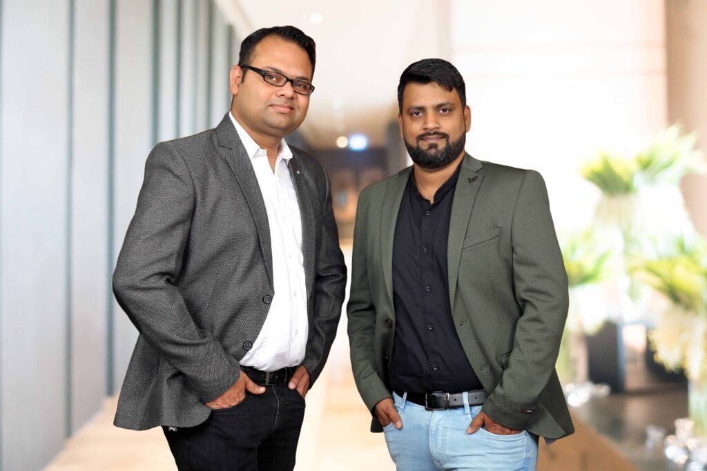 Founding Team (L-R Anshul Shrivastava and Kumar Saurav)