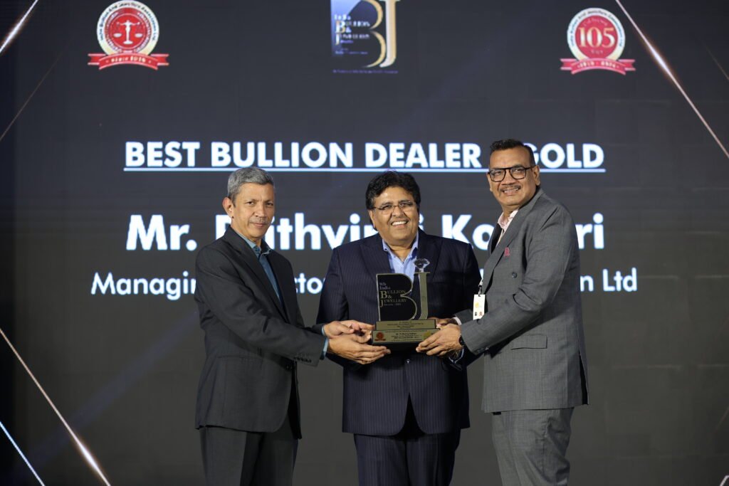 RiddiSiddhi Bullions Limited Earns Prestigious Recognition as Best Gold Bullion Dealer of the Year 2023-24