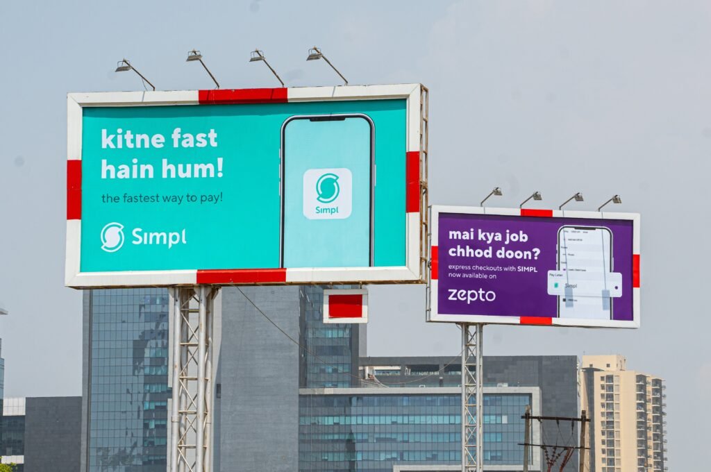 Zepto-Simpl's BillBoard Banter Teases #SabseTezKaun, Showcasing Instant Checkout & Rapid Delivery