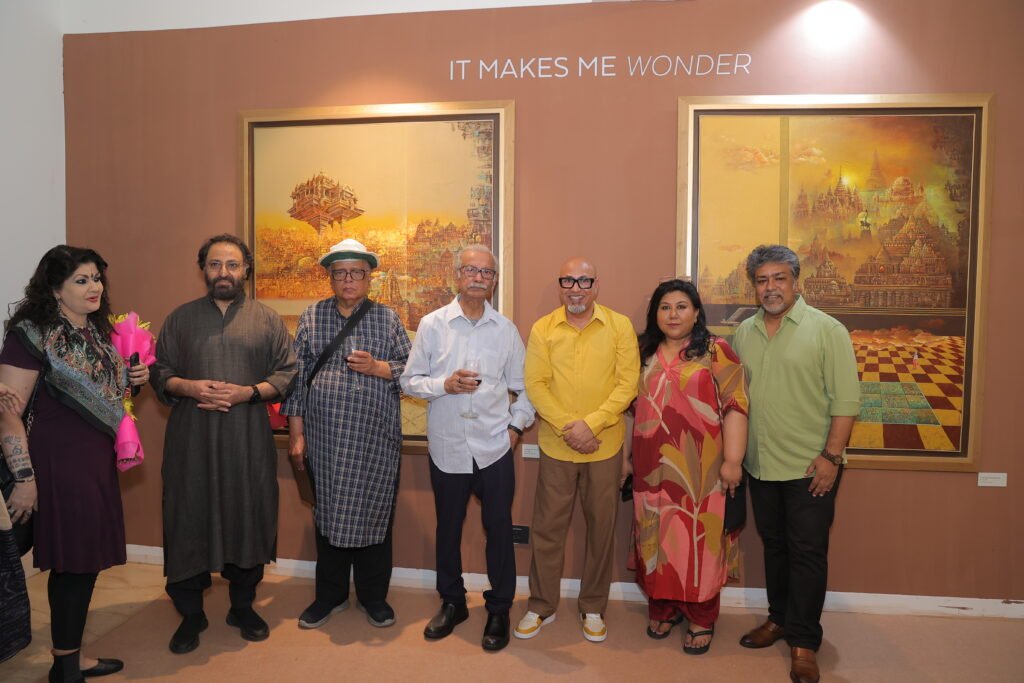 Kumar Vikas Saxena's It Makes Me Wonder Art Exhibition Captivates Art Enthusiasts
