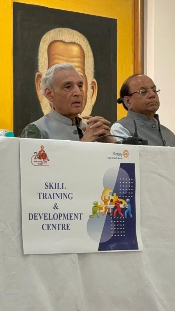 Rotary Club of Delhi South together with DNS Arya Samaj Skill Centre inaugurates new Skill Training Centre for the Youth at Vasant Vihar