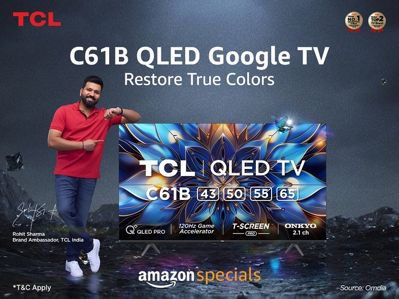 TCL launches its new 4K QLED Google TV – C61B on Amazon