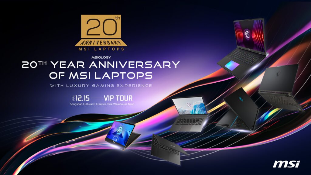 MSI laptops set to celebrate 20 years with massive discounts & retail expansion with Croma
